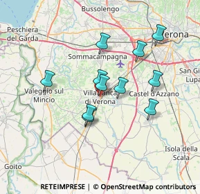 Mappa Corso Garibaldi, 37069 Villafranca di Verona VR, Italia (5.91909)