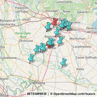 Mappa Via A. Lunardi, 25025 Manerbio BS, Italia (11.23375)