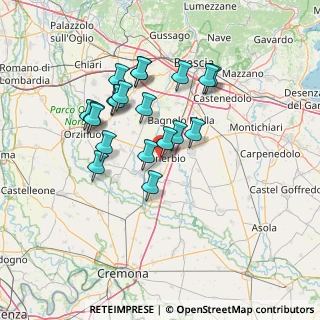 Mappa Via A. Lunardi, 25025 Manerbio BS, Italia (12.5395)