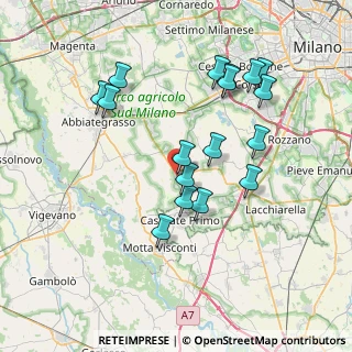 Mappa Via Eleonora Duse, 20088 Rosate MI, Italia (7.28353)