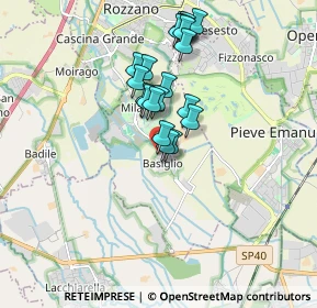 Mappa Via Renoncino, 20080 Basiglio MI, Italia (1.4965)