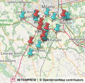 Mappa Via Renoncino, 20080 Basiglio MI, Italia (6.1335)
