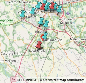 Mappa Via Renoncino, 20080 Basiglio MI, Italia (8.086)