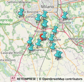 Mappa Via Renoncino, 20080 Basiglio MI, Italia (6.112)