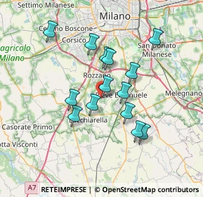 Mappa Via Renoncino, 20080 Basiglio MI, Italia (5.99929)