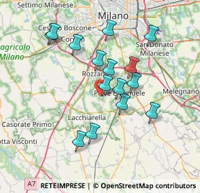 Mappa Via Renoncino, 20080 Basiglio MI, Italia (6.57933)