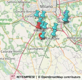 Mappa Via Renoncino, 20080 Basiglio MI, Italia (6.255)