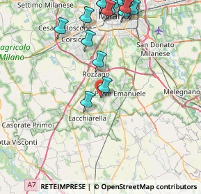 Mappa Via Renoncino, 20080 Basiglio MI, Italia (10.963)