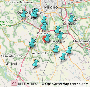 Mappa Via Renoncino, 20080 Basiglio MI, Italia (7.20294)