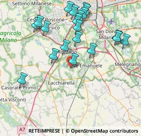 Mappa Via Renoncino, 20080 Basiglio MI, Italia (8.753)