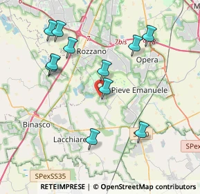 Mappa Via Renoncino, 20080 Basiglio MI, Italia (3.93455)