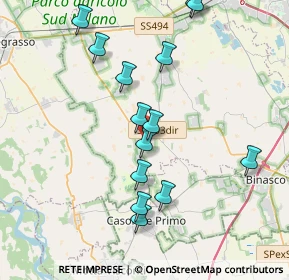 Mappa Via Luigi negri, 20088 Rosate MI, Italia (3.99286)