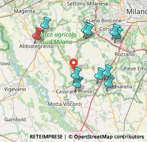 Mappa 20080 Rosate MI, Italia (7.57545)
