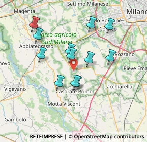 Mappa Via Luigi negri, 20088 Rosate MI, Italia (6.4675)