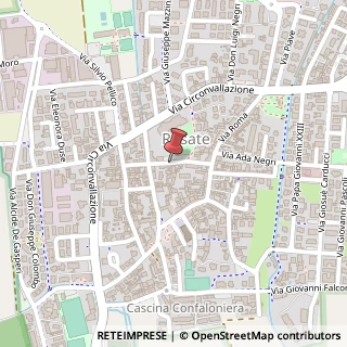 Mappa Via giuseppe garibaldi 58, 27022 Rosate, Milano (Lombardia)