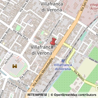 Mappa Piazzetta Lino Tosoni, 12, 37069 Villafranca di Verona, Verona (Veneto)