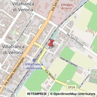Mappa Via Don Ignazio Orlandi, 1C, 37069 Villafranca di Verona VR, Italia, 37069 Villafranca di Verona, Verona (Veneto)