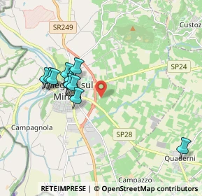 Mappa Via Paina, 37067 Valeggio sul Mincio VR, Italia (1.75182)