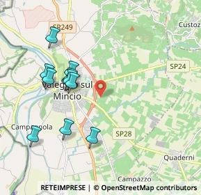 Mappa Via Paina, 37067 Valeggio sul Mincio VR, Italia (1.94455)