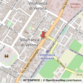 Mappa Via Messedaglia, 116, 37069 Villafranca di Verona, Verona (Veneto)
