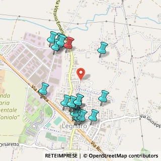 Mappa Via Colombo, 35020 Legnaro PD, Italia (0.5005)