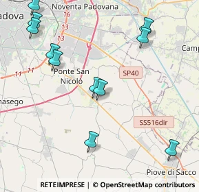 Mappa Via Colombo, 35020 Legnaro PD, Italia (4.95727)