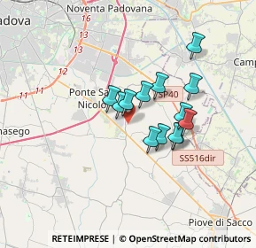 Mappa Via Colombo, 35020 Legnaro PD, Italia (2.51077)