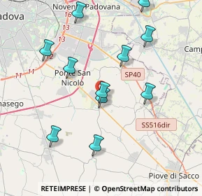 Mappa Via Colombo, 35020 Legnaro PD, Italia (4.00182)
