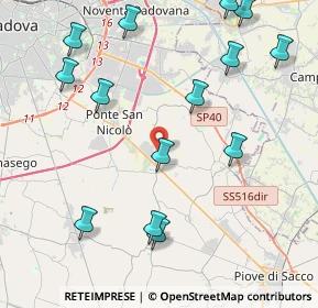 Mappa Via Colombo, 35020 Legnaro PD, Italia (5.00071)