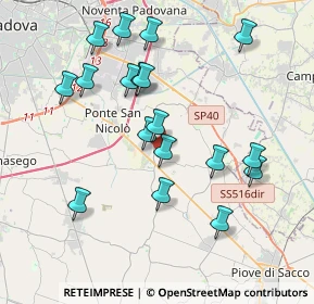 Mappa Via Colombo, 35020 Legnaro PD, Italia (3.86)
