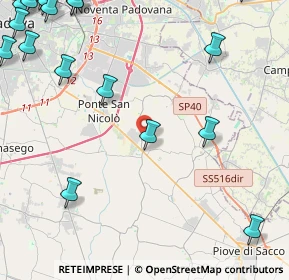 Mappa Via Colombo, 35020 Legnaro PD, Italia (7.122)