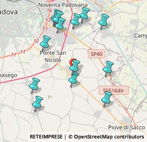 Mappa Via Colombo, 35020 Legnaro PD, Italia (4.28357)