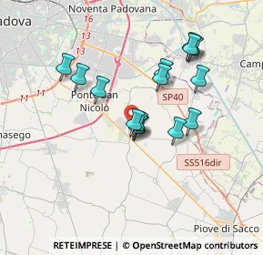 Mappa Via Colombo, 35020 Legnaro PD, Italia (3.00933)