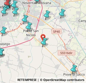 Mappa Via Colombo, 35020 Legnaro PD, Italia (7.138)