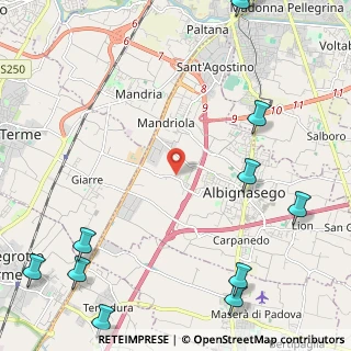 Mappa Via Alessandro Manzoni, 35020 Albignasego PD, Italia (3.50364)