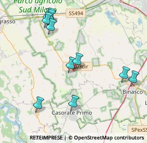 Mappa 20088 Rosate MI, Italia (4.51)