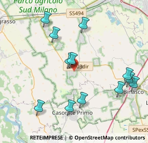 Mappa 20088 Rosate MI, Italia (4.38)