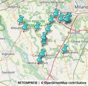 Mappa 20088 Rosate MI, Italia (7.28938)