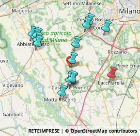 Mappa 20088 Rosate MI, Italia (7.26333)
