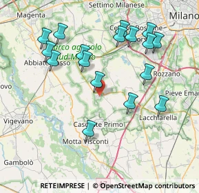 Mappa 20088 Rosate MI, Italia (8.11471)