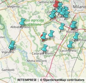 Mappa 20088 Rosate MI, Italia (9.4395)