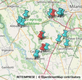 Mappa 20088 Rosate MI, Italia (7.9155)