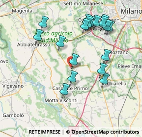 Mappa 20088 Rosate MI, Italia (7.99833)