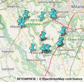 Mappa 20088 Rosate MI, Italia (6.6595)