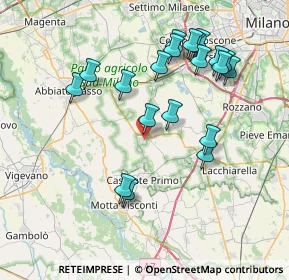 Mappa 20088 Rosate MI, Italia (7.8135)