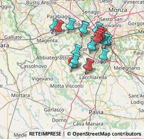 Mappa 20088 Rosate MI, Italia (12.0185)