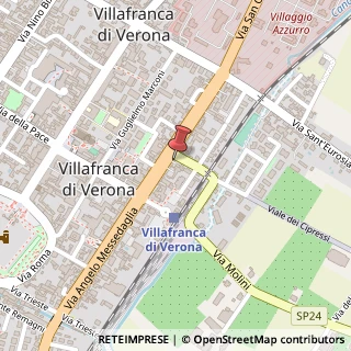 Mappa Via Angelo Messedaglia, 115, 37069 Villafranca di Verona, Verona (Veneto)