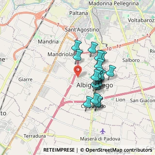 Mappa Via M. da Cles, 35020 Albignasego PD, Italia (1.36)