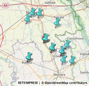 Mappa Viale Rimembranza, 28079 Vespolate NO, Italia (7.05)