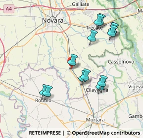 Mappa Viale Rimembranza, 28079 Vespolate NO, Italia (7.80462)